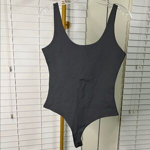 Elegant Dark Gray Bodysuit for Women